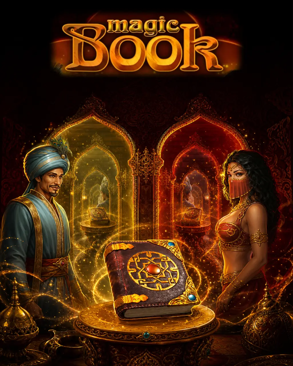 Magic Book Walzen und Symbole im Vergleich
